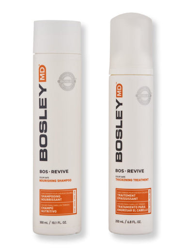 Bosley Bosley BosRevive Shampoo 10.1 oz & Treatment 6.8 oz For Color-Treated Hair Hair Care Value Sets 