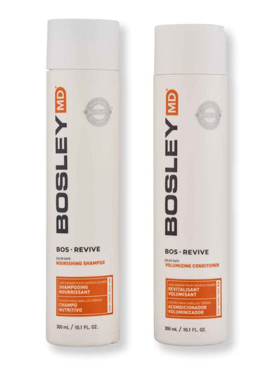 Bosley Bosley BosRevive Shampoo & Conditioner 10.1 oz + Treatment 6.8 oz For Color-Treated Hair Hair Care Value Sets 