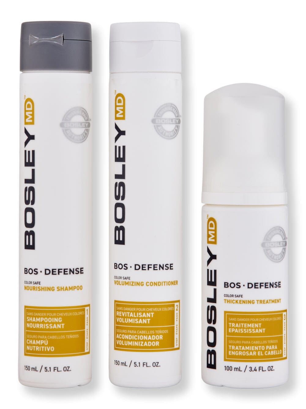 Bosley Bosley Defense Color Safe 30 Day Kit Hair Care Value Sets 