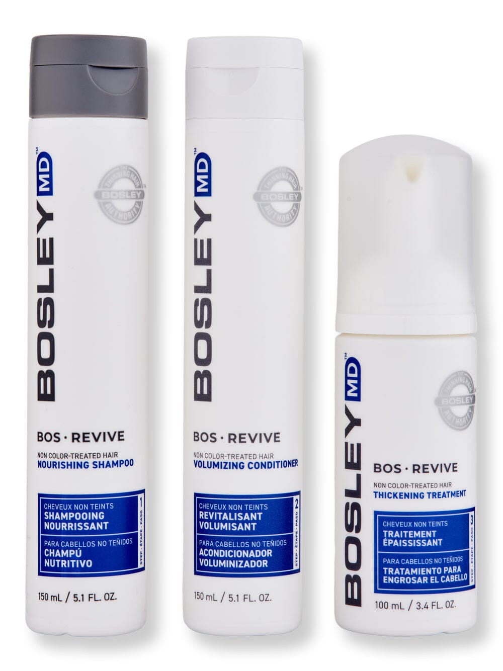 Bosley Bosley Revive Non Color-Treated Hair 30 Day Kit Hair Care Value Sets 