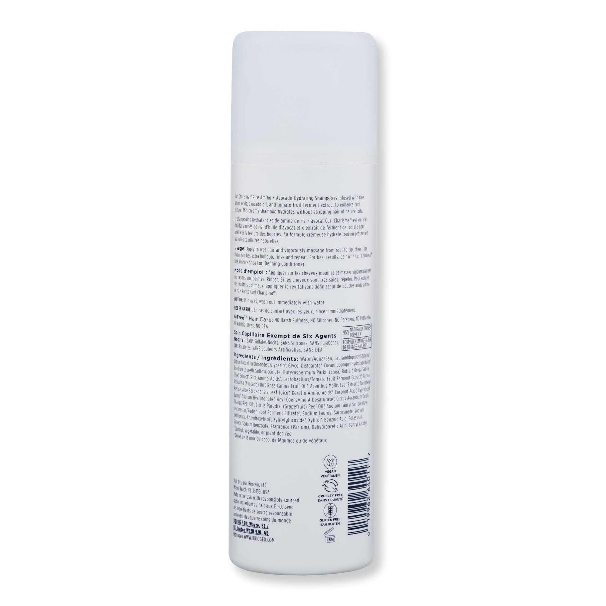 Briogeo Briogeo Curl Charisma Rice Amino + Avocado Hydrating Shampoo Shampoos 