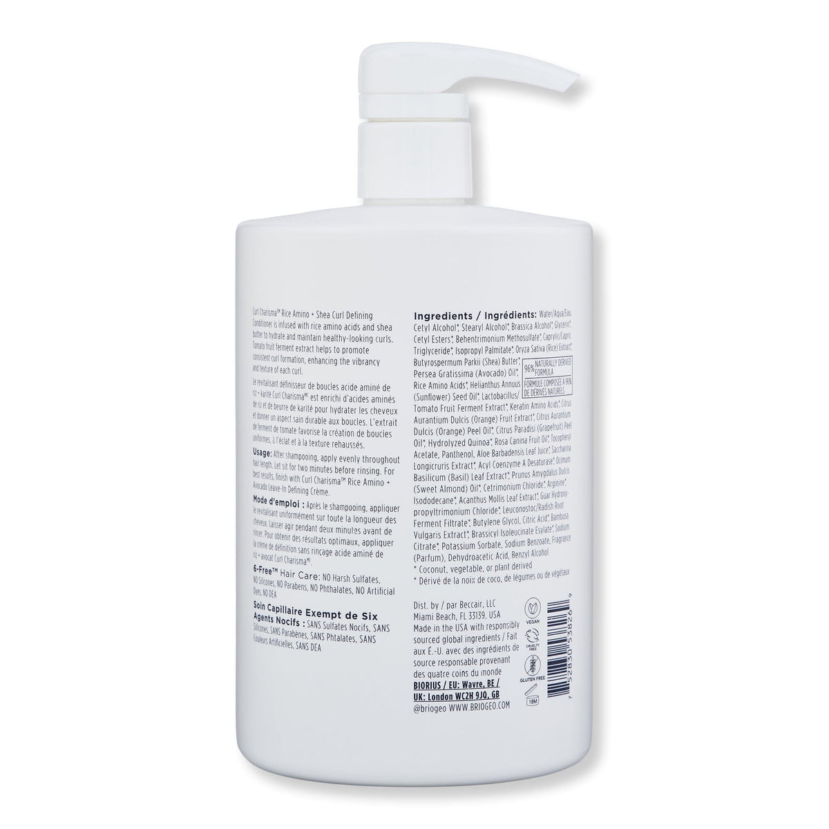Briogeo Briogeo Curl Charisma Rice Amino + Shea Curl Defining Conditioner Conditioners 