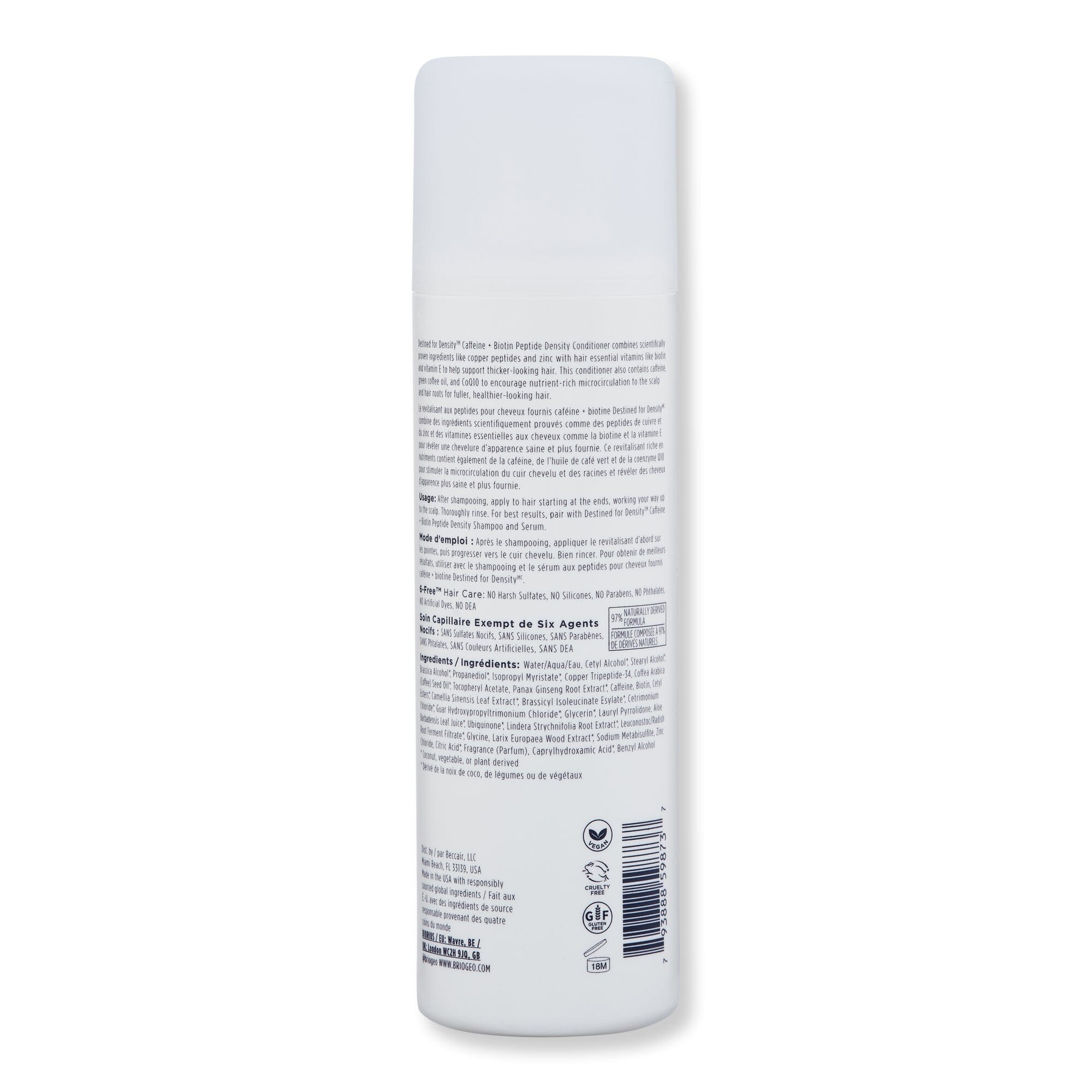Briogeo Briogeo Destined For Density Caffeine + Biotin Peptide Density Conditioner Conditioners 