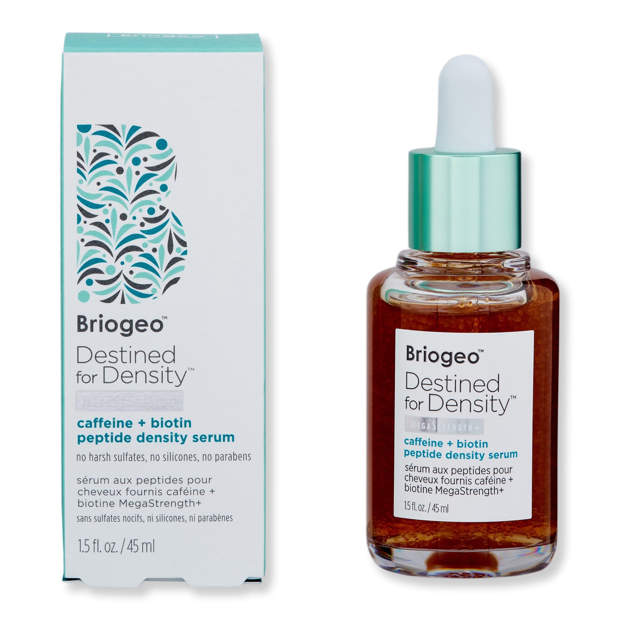 Briogeo Briogeo Destined For Density MegaStrength+ Caffeine + Biotin Peptide Density Serum 1.5 fl oz 45 ml Hair & Scalp Repair 