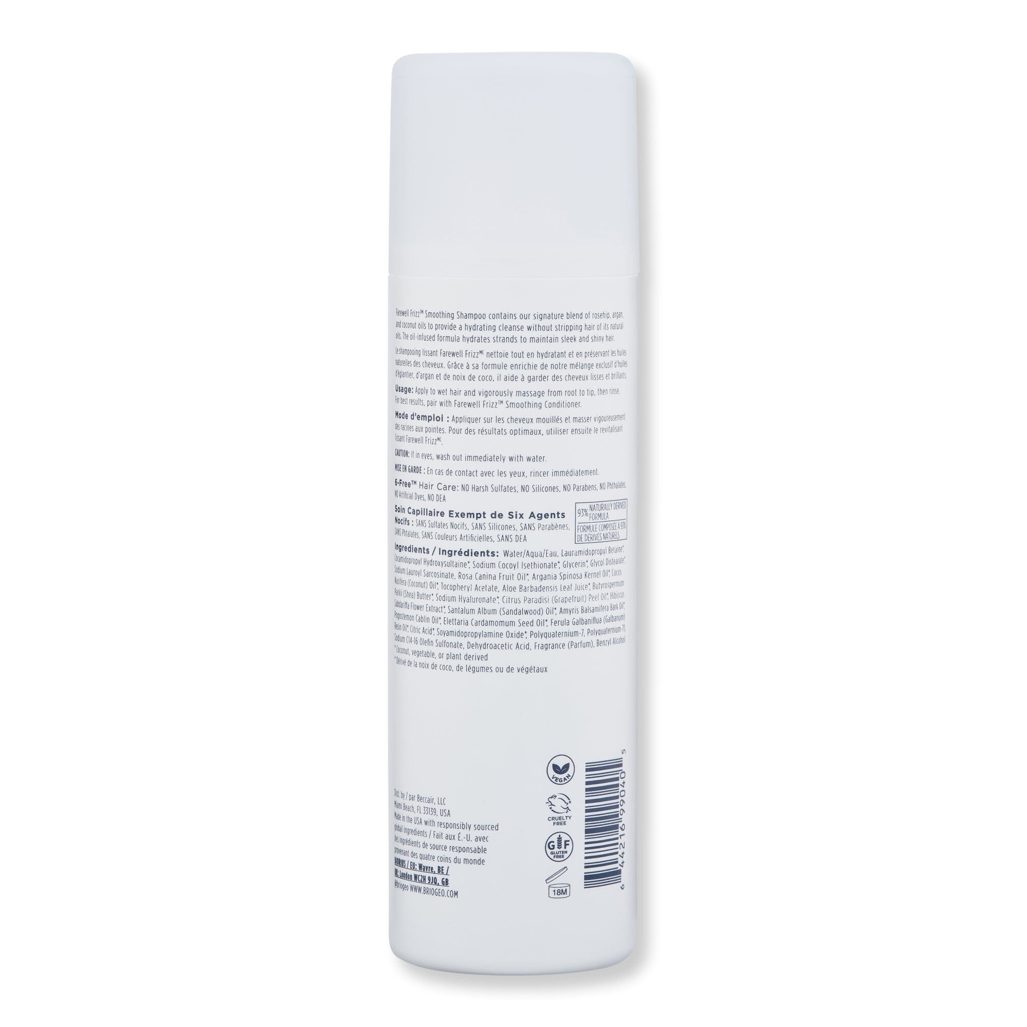 Briogeo Briogeo Farewell Frizz Smoothing Shampoo 8 oz Shampoos 