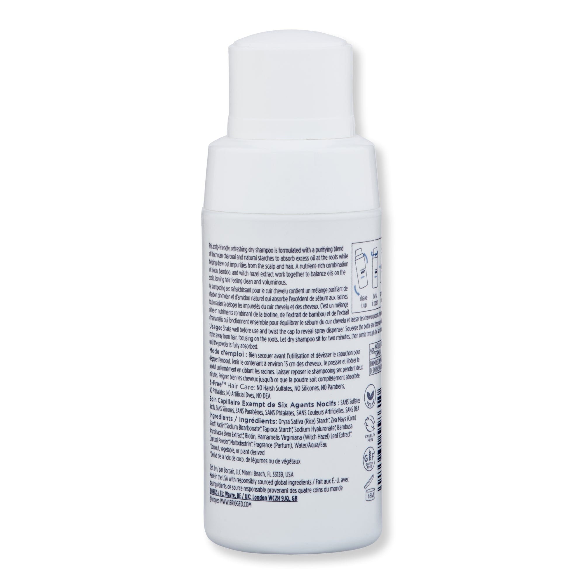 Briogeo Briogeo Scalp Revival Charcoal + Biotin Dry Shampoo 1.7 oz Dry Shampoos 