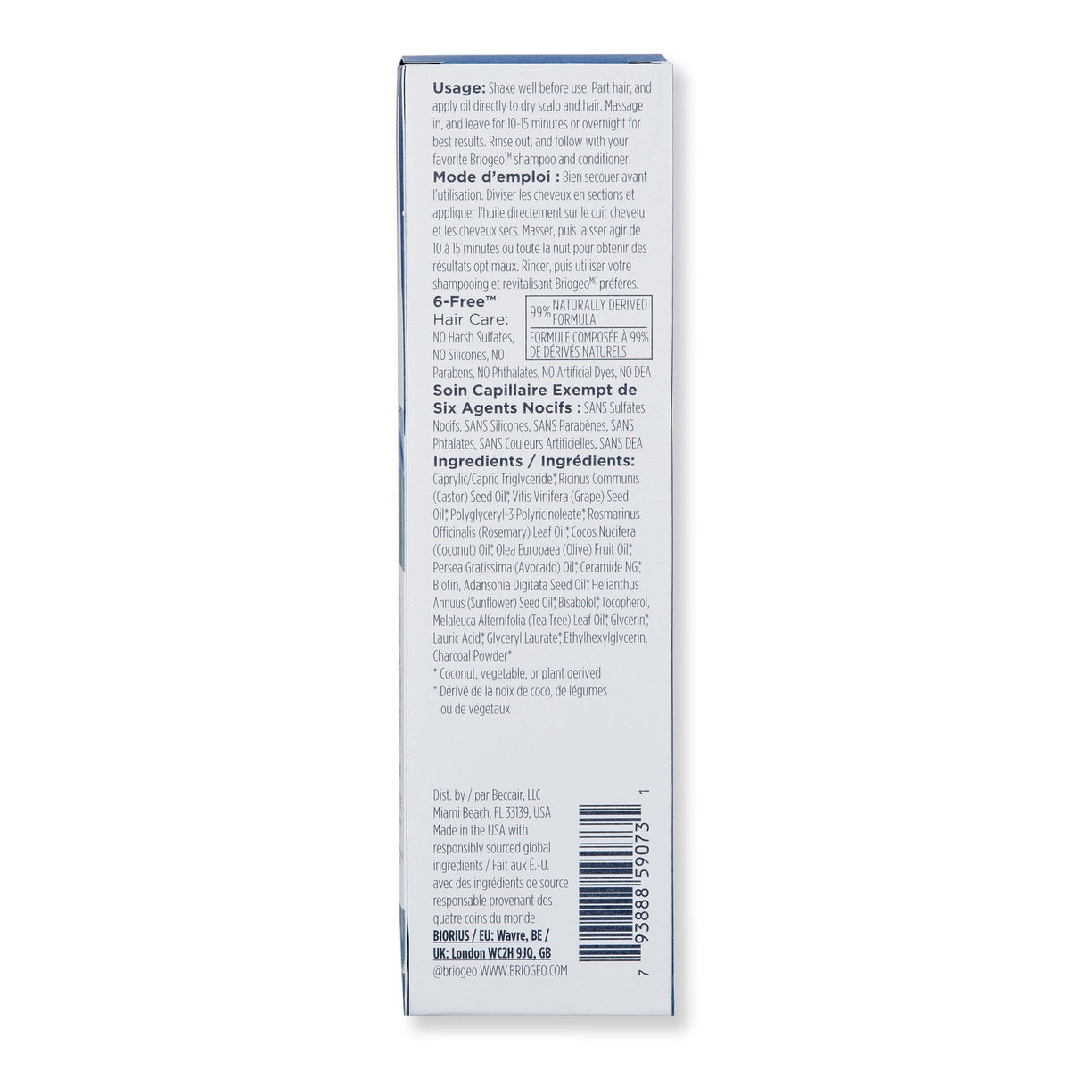 Briogeo Briogeo Scalp Revival Rosemary Pre-Wash Oil Hair & Scalp Repair 