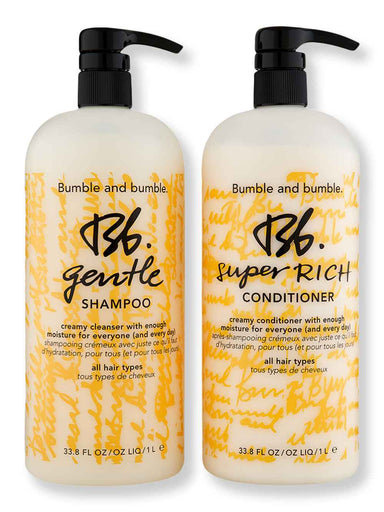 Bumble and bumble Bumble and bumble Gentle Shampoo & Super Rich Conditioner 1L Hair Care Value Sets 
