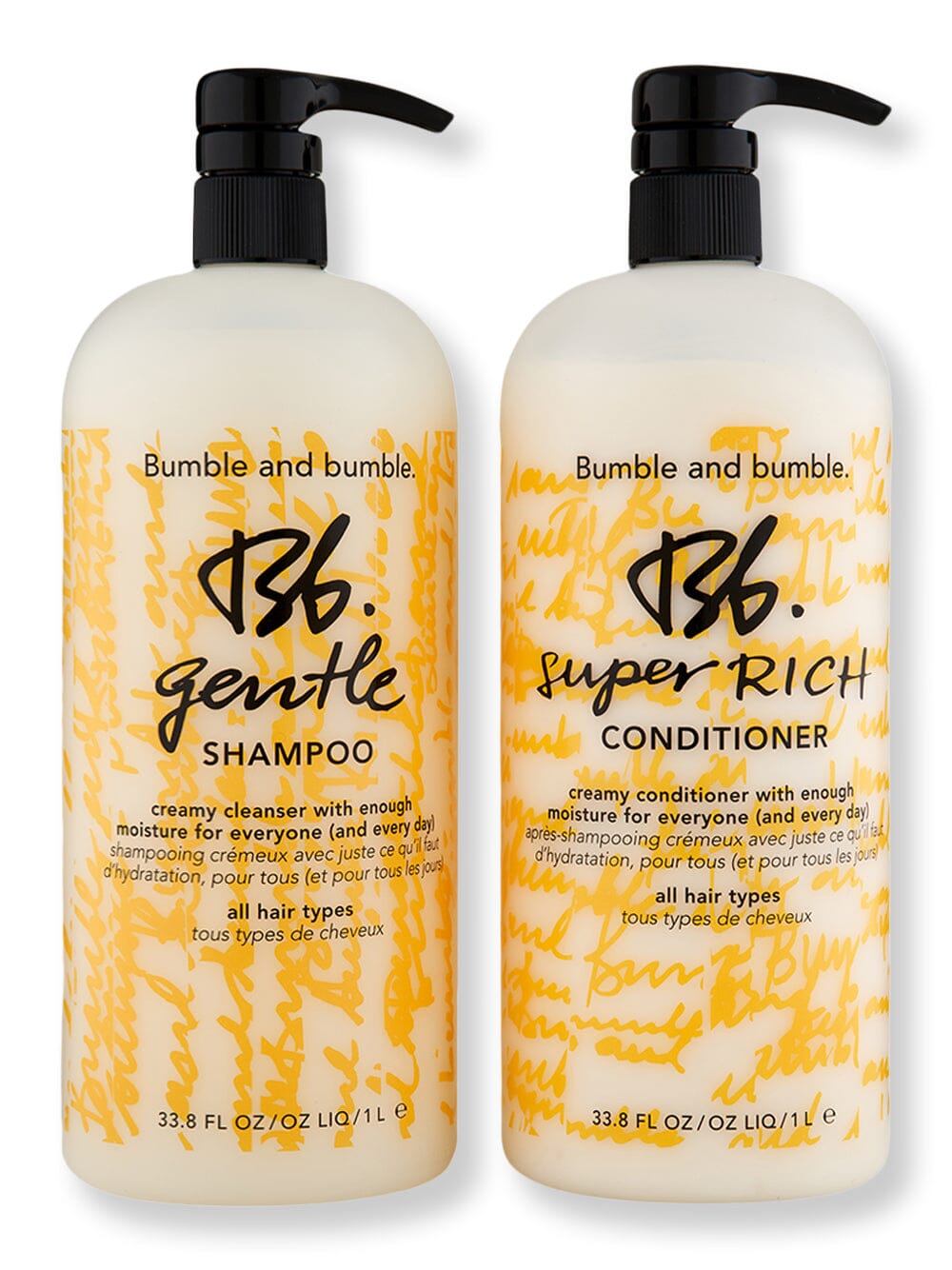 Bumble and bumble Bumble and bumble Gentle Shampoo & Super Rich Conditioner 1L Hair Care Value Sets 