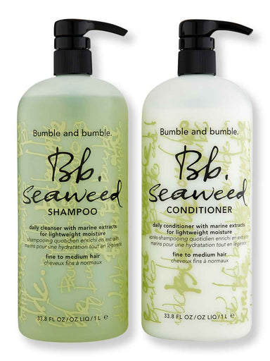 Bumble and bumble Bumble and bumble Seaweed Shampoo & Conditioner 1L Hair Care Value Sets 