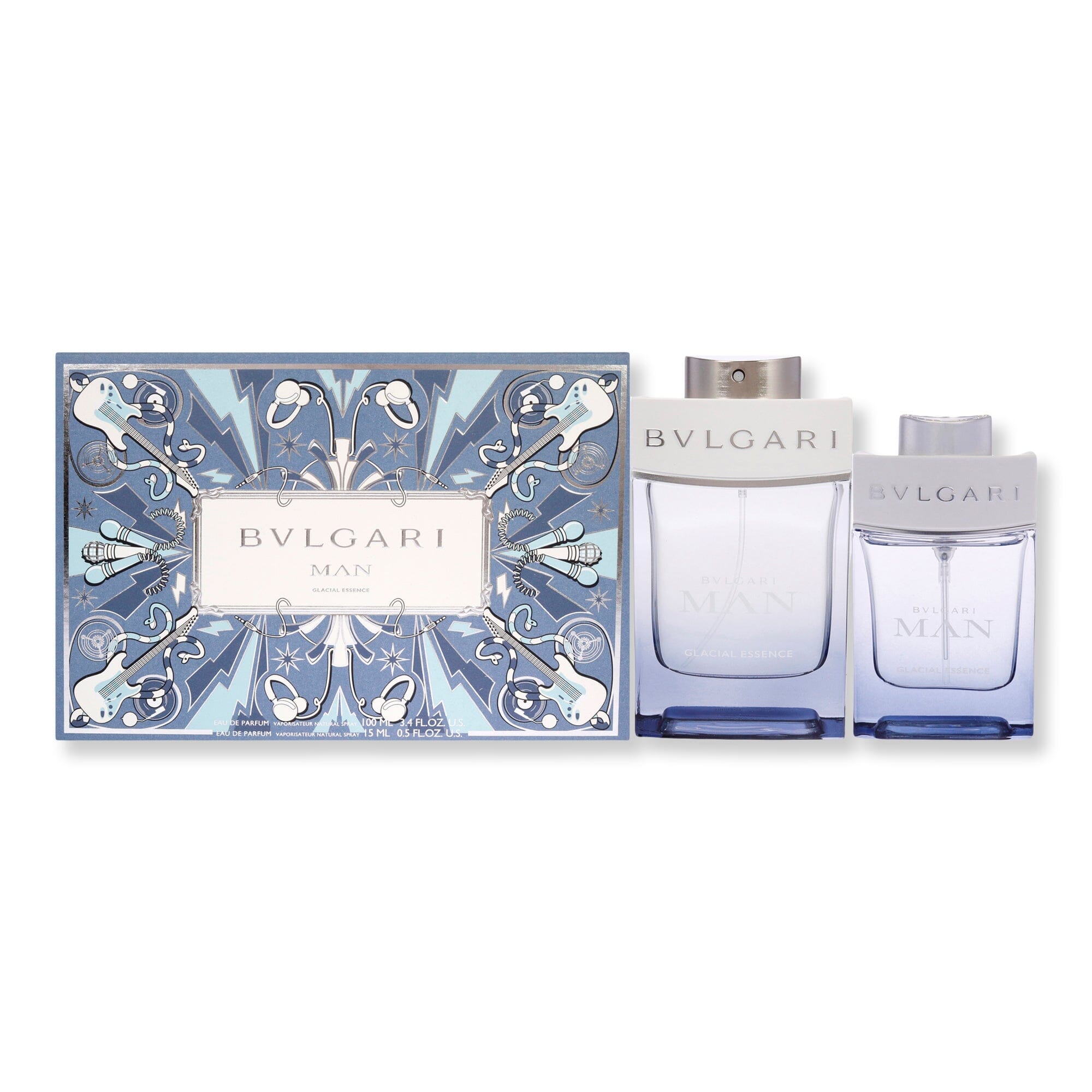 Bvlgari Bvlgari Man Glacial Essence 2 Piece Gift Set Perfume 