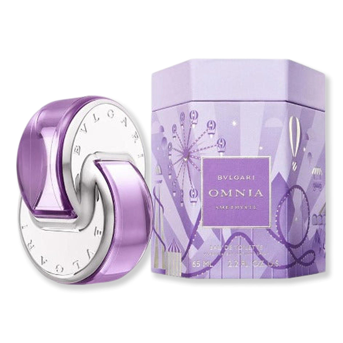 Bvlgari Bvlgari Omnia Amethyste Eau De Toilette Perfume Limited Edition 2.2 oz 