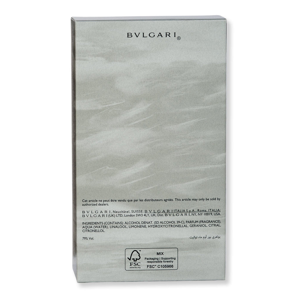 Bvlgari Bvlgari Pour Homme Eau De Toilette Perfume 