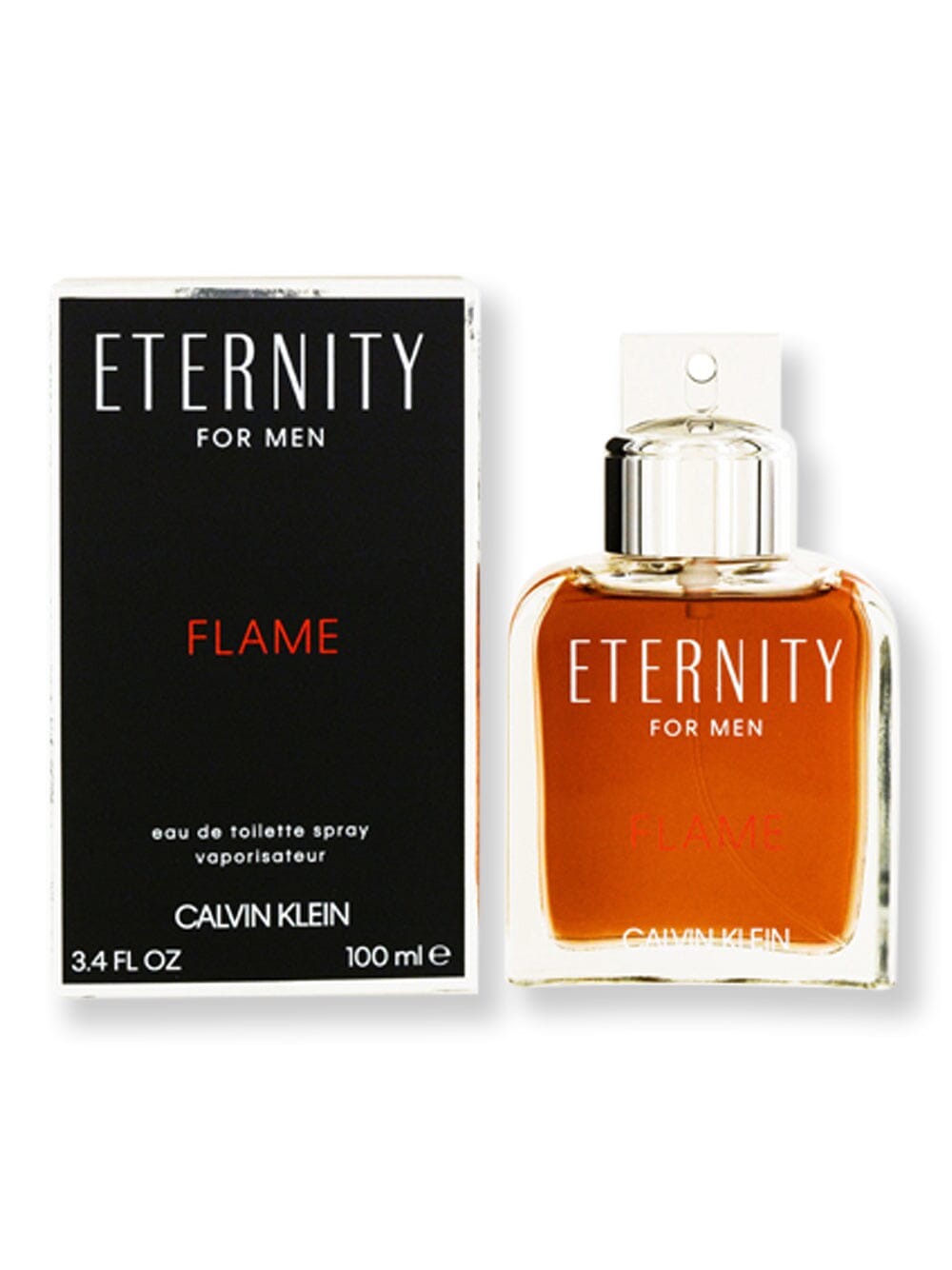 Calvin Klein Calvin Klein Eternity Flame EDT Spray 3.4 oz100 ml Perfume 