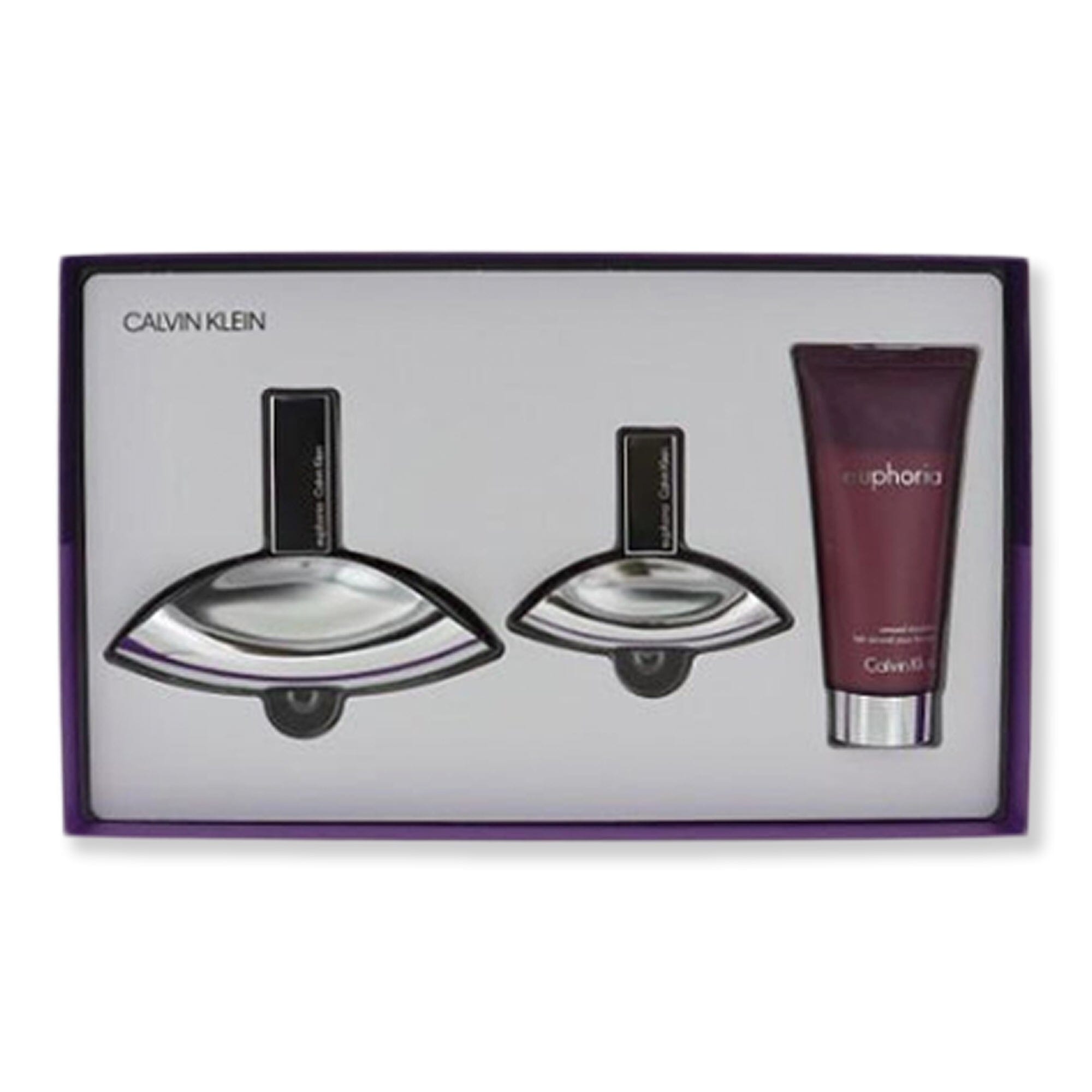Calvin Klein Calvin Klein Euphoria 3 Piece Gift Set For Women Perfume 