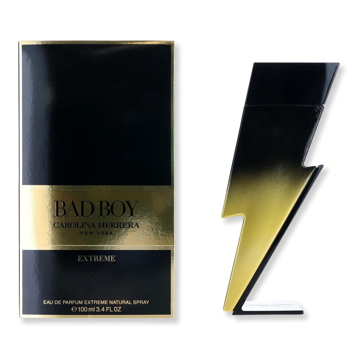 Carolina Herrera Carolina Herrera Bad Boy Extreme Eau De Parfum Spray for Men Perfume 3.4 oz 