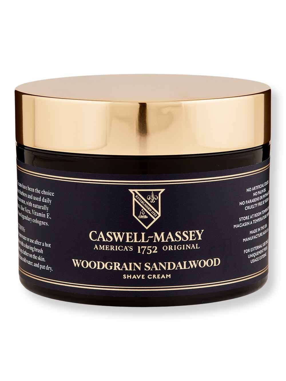 Caswell Massey Caswell Massey Woodgrain Sandalwood Shave Cream 8 oz Shaving Creams, Lotions & Gels 