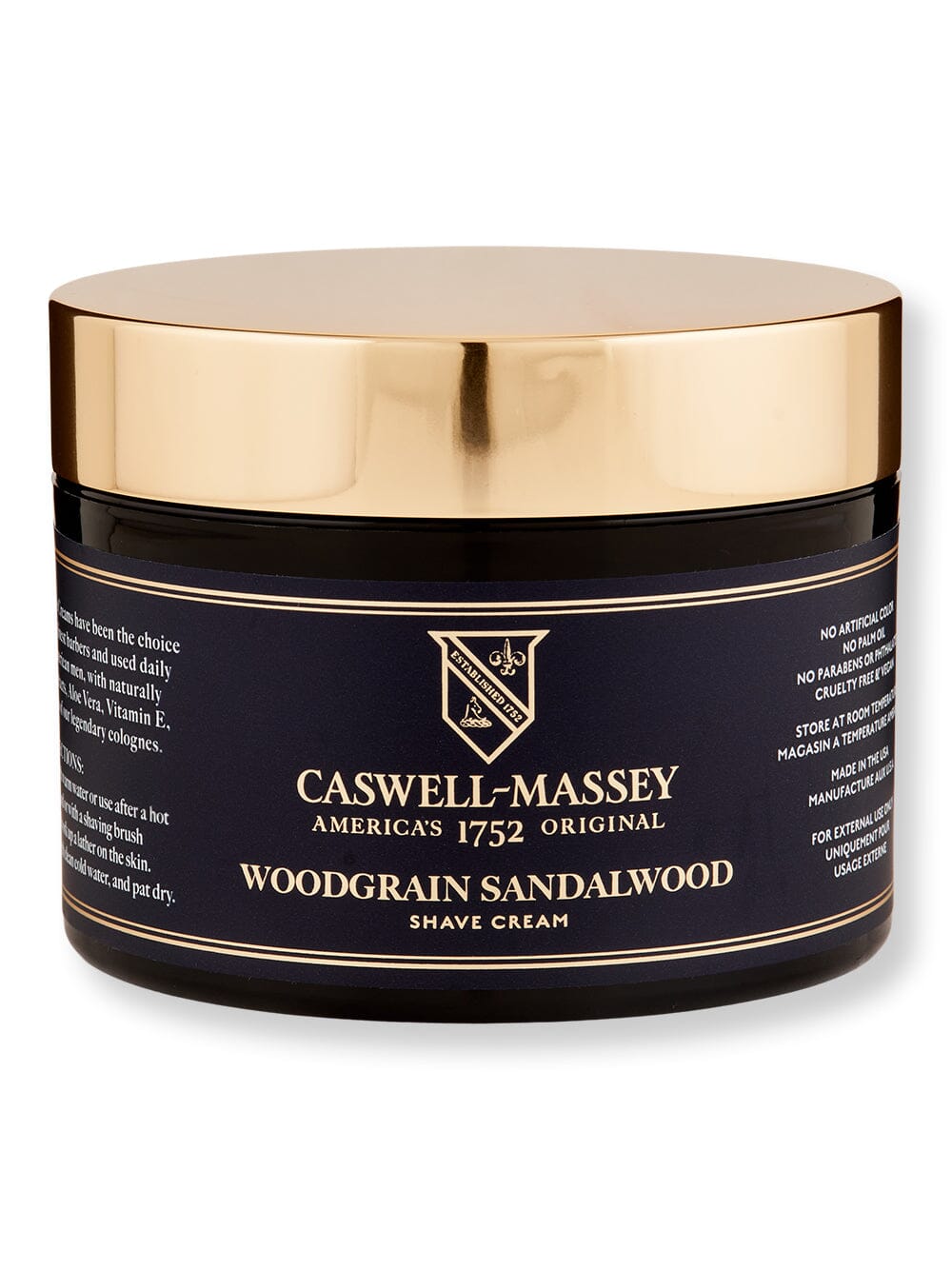 Caswell Massey Caswell Massey Woodgrain Sandalwood Shave Cream Shaving Creams, Lotions & Gels 8 oz 