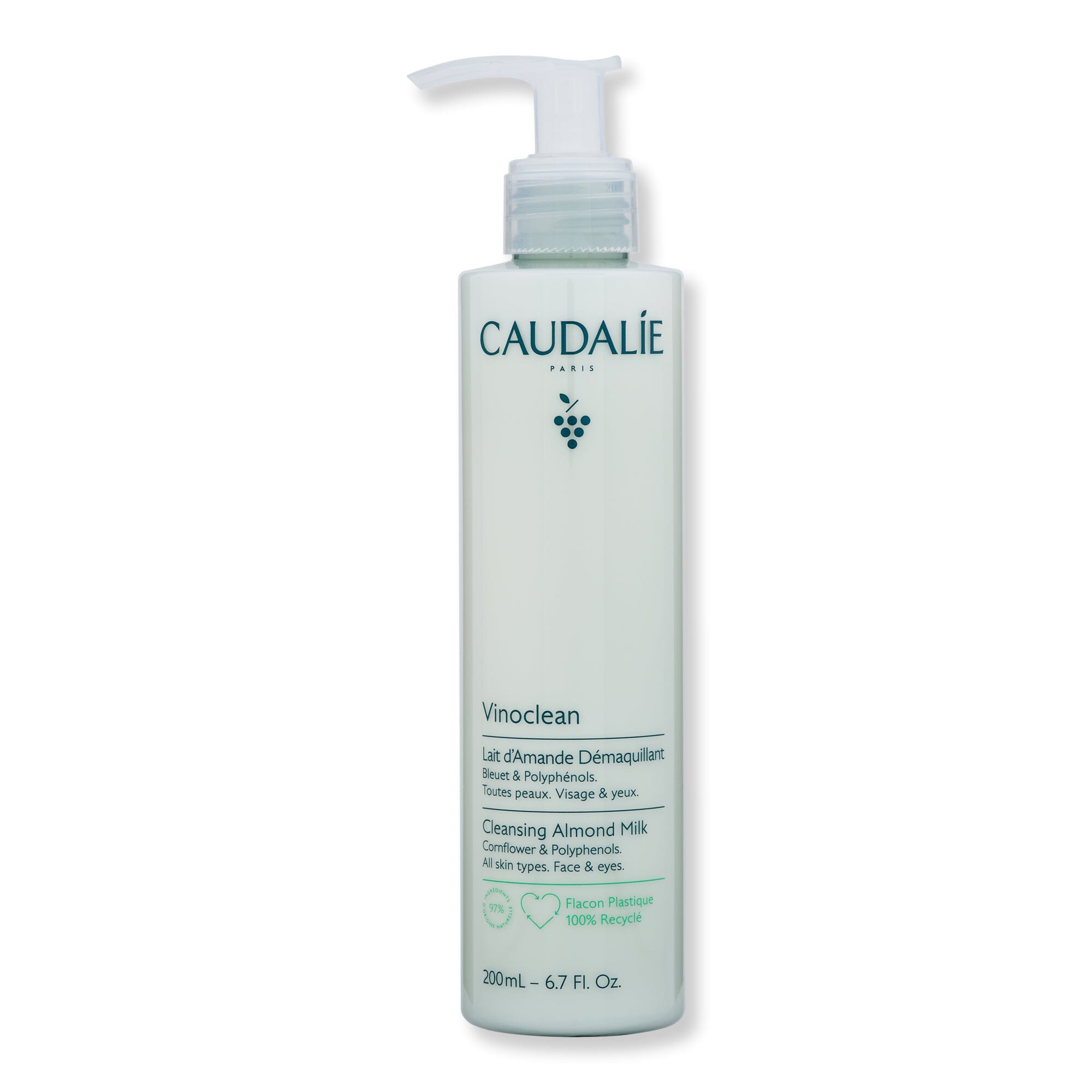 Caudalie Caudalie Vinoclean Cleansing Almond Milk Face Cleansers 6.7 oz / 200 ml 