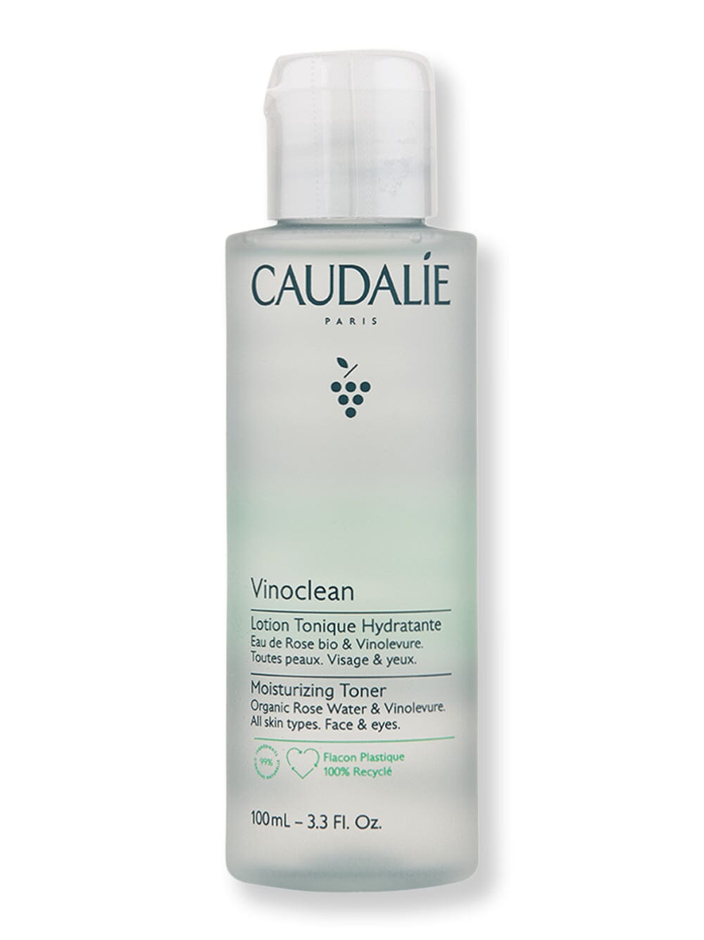 Caudalie Caudalie Vinoclean Moisturizing Toner Toners 3.4 oz / 100 ml 