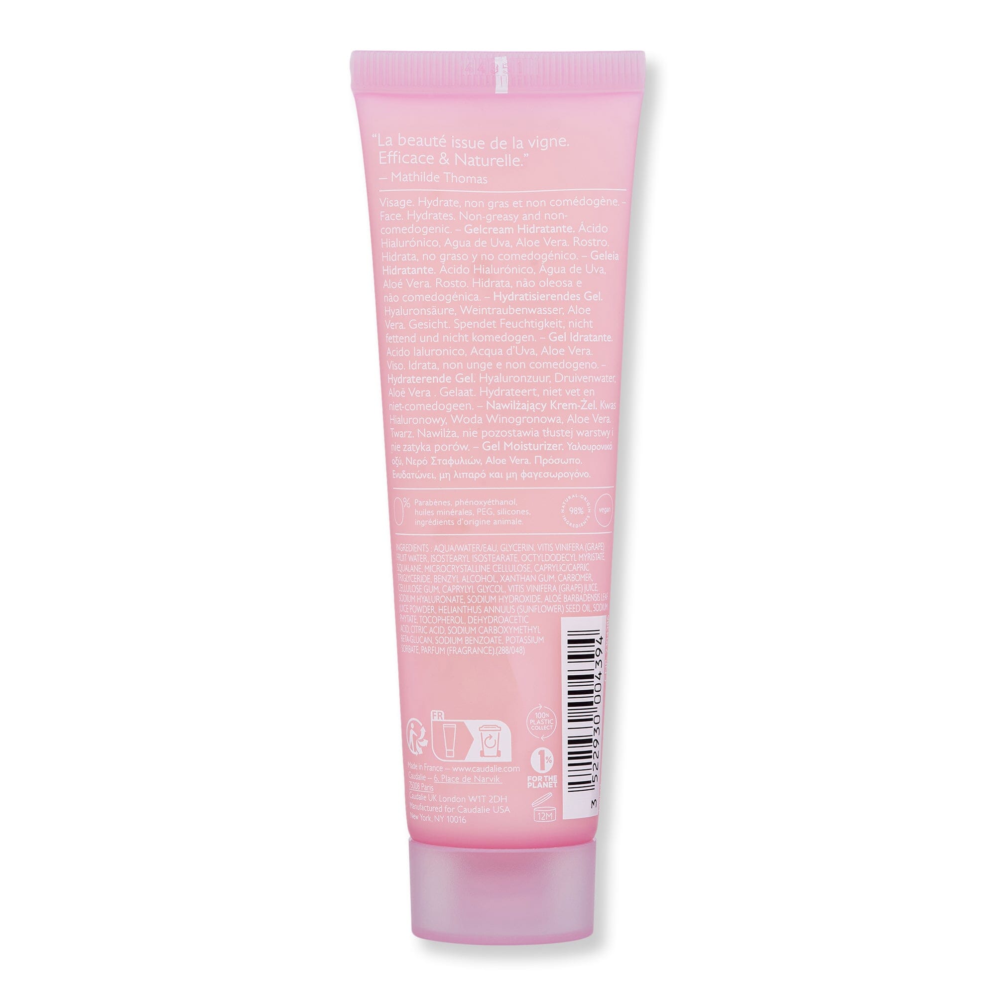 Caudalie Caudalie VinoHydra Gel Moisturizer 2 oz 60 ml Face Moisturizers 