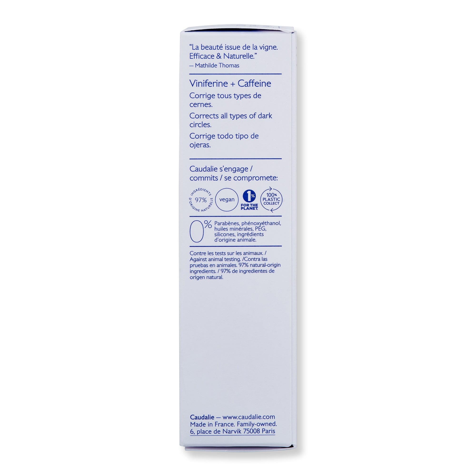 Caudalie Caudalie Vinoperfect Brightening Eye Cream 0.5 oz 15 ml Eye Creams 