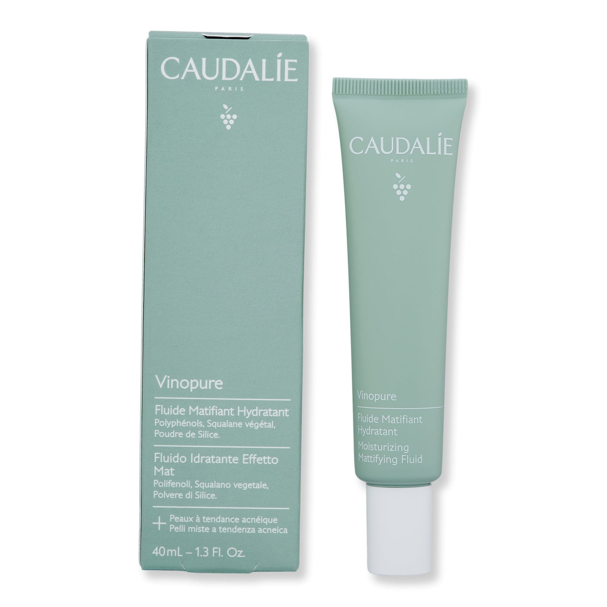 Caudalie Caudalie Vinopure Moisturizing Mattifying Fluid 40 ml Face Moisturizers 