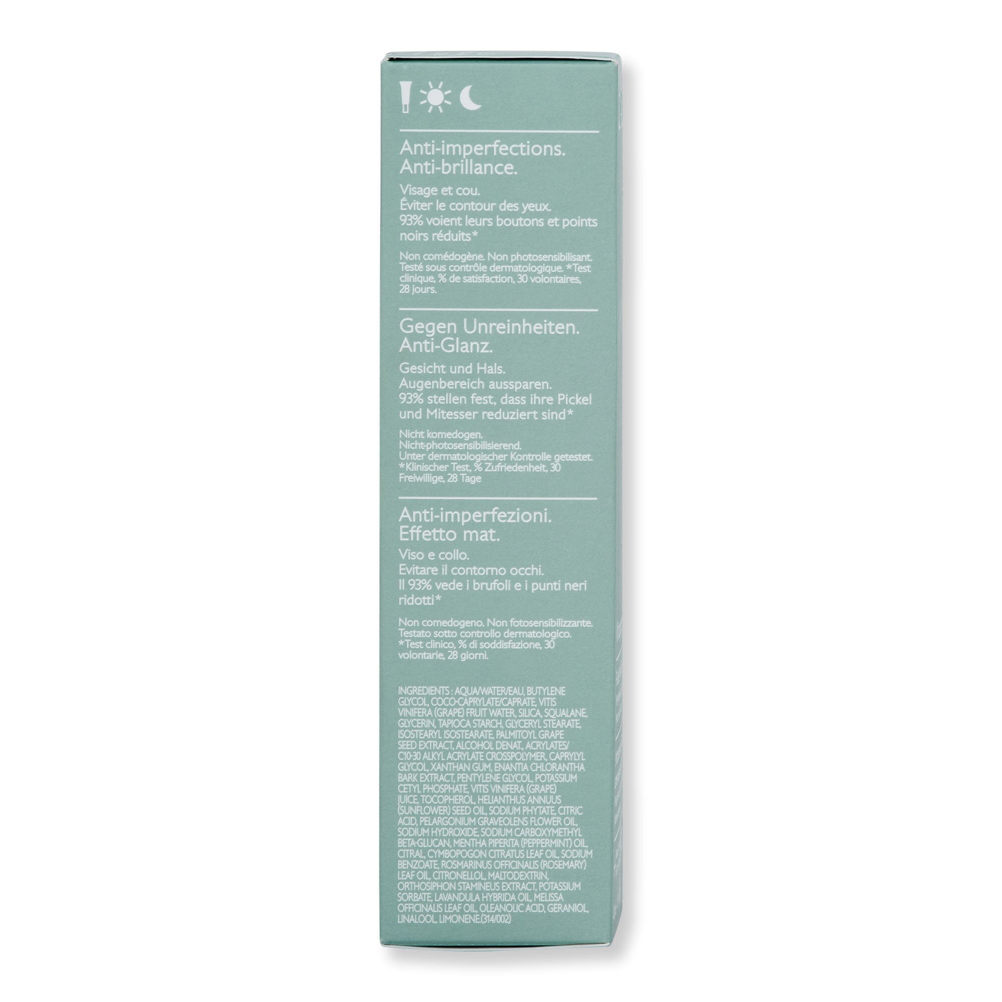 Caudalie Caudalie Vinopure Moisturizing Mattifying Fluid Face Moisturizers 