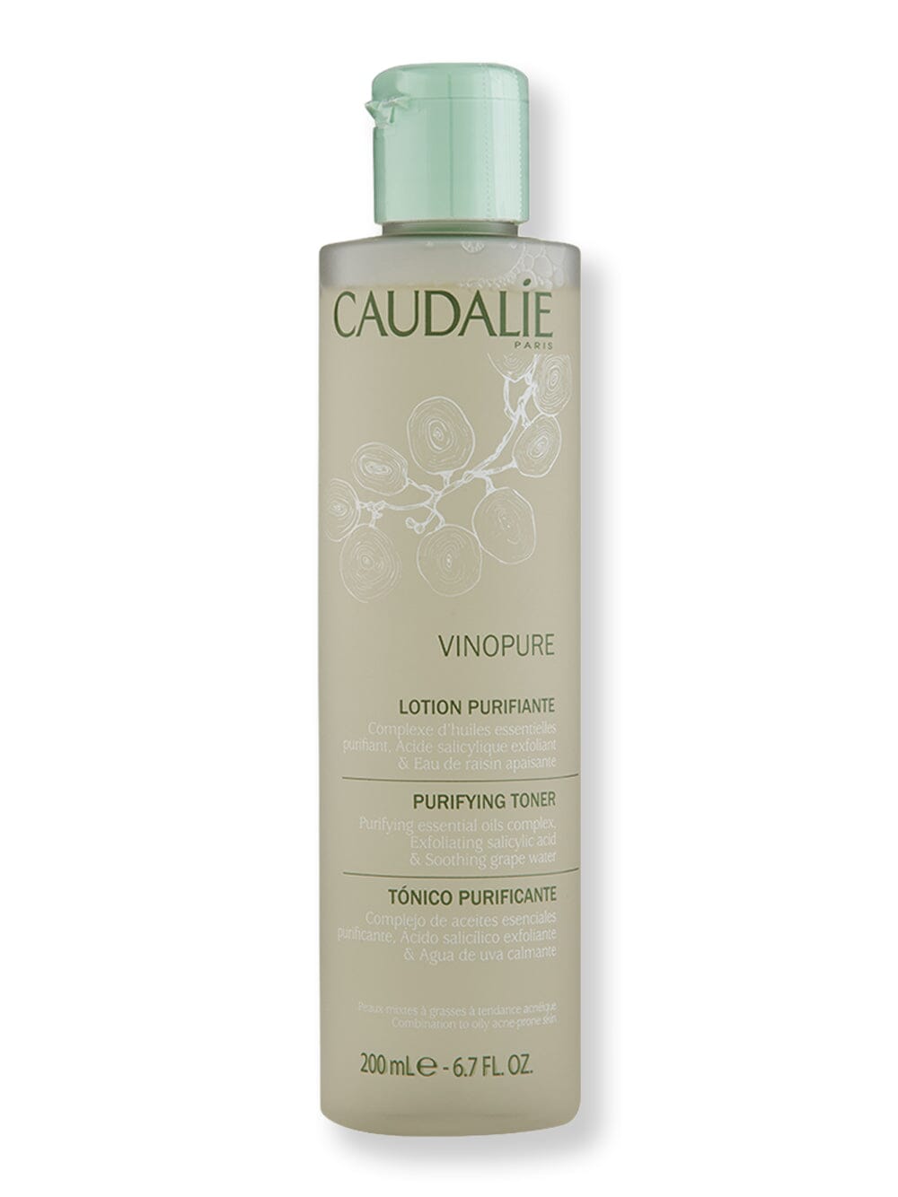 Caudalie Caudalie Vinopure Purifying Toner 6.7 oz 200 ml Toners 