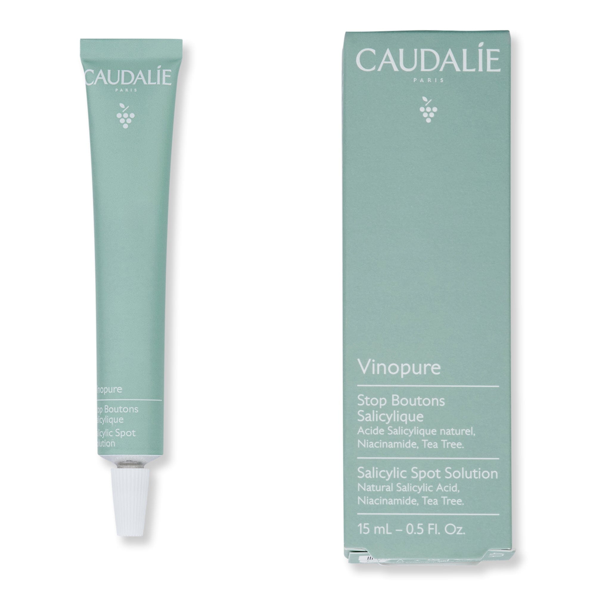 Caudalie Caudalie Vinopure Salicylic Spot Solution 0.5 oz 15 ml Acne, Blemish, & Blackhead Treatments 