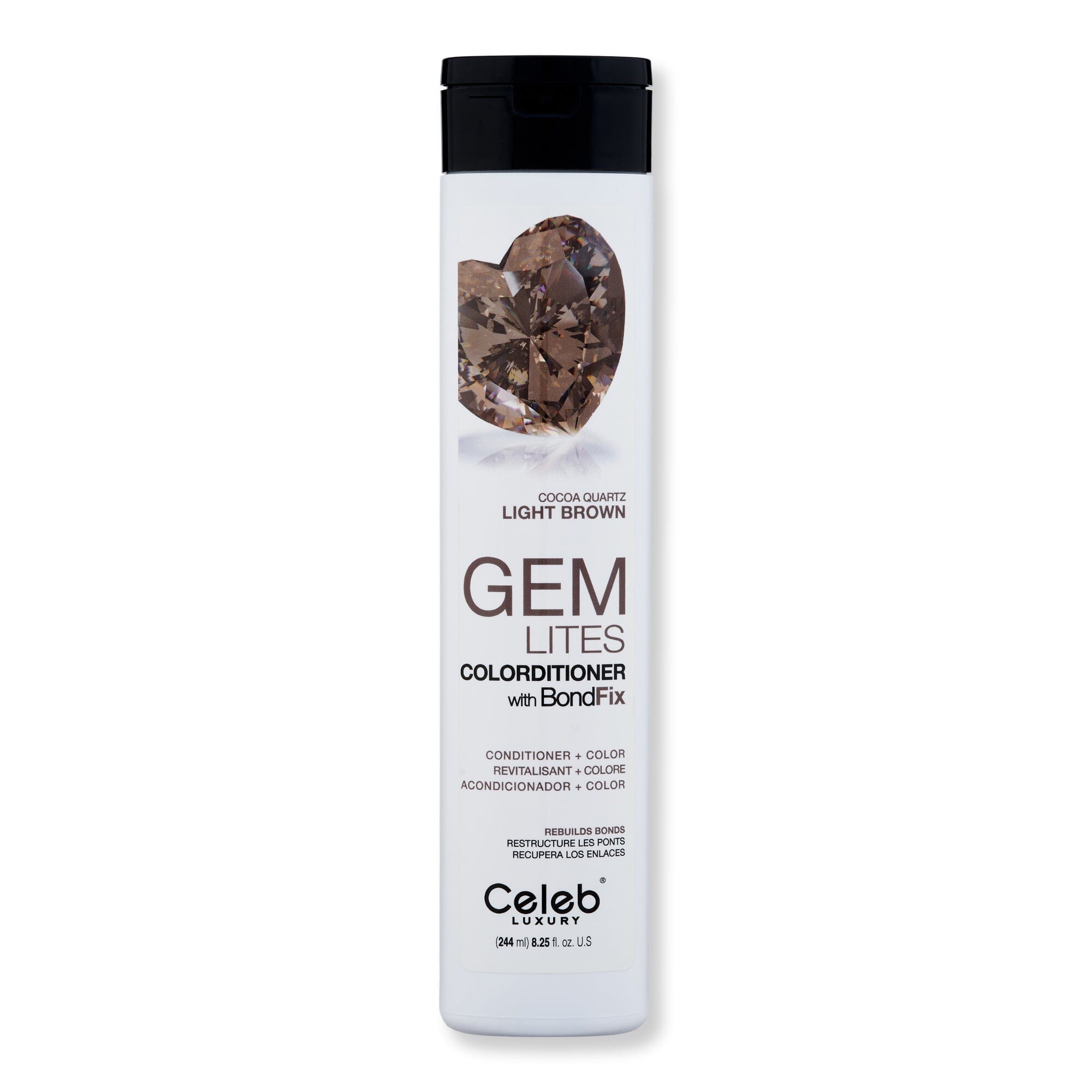 Celeb Luxury Celeb Luxury Gem Lites Cocoa Quartz Colorditioner 8.25 oz 244 ml Hair Color 