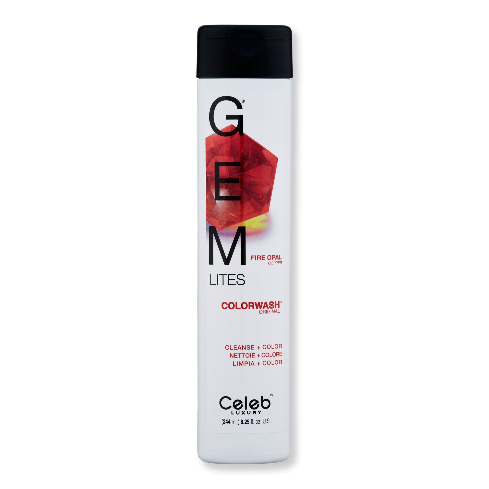 Celeb Luxury Celeb Luxury Gem Lites Fire Opal Colorwash Shampoos 8.25 oz / 244 ml 