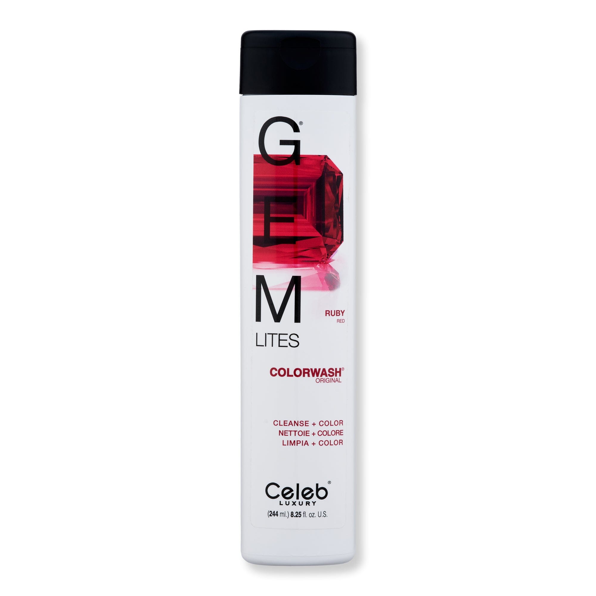 Celeb Luxury Celeb Luxury Gem Lites Ruby Colorwash Shampoos 8.25 oz / 244 ml 