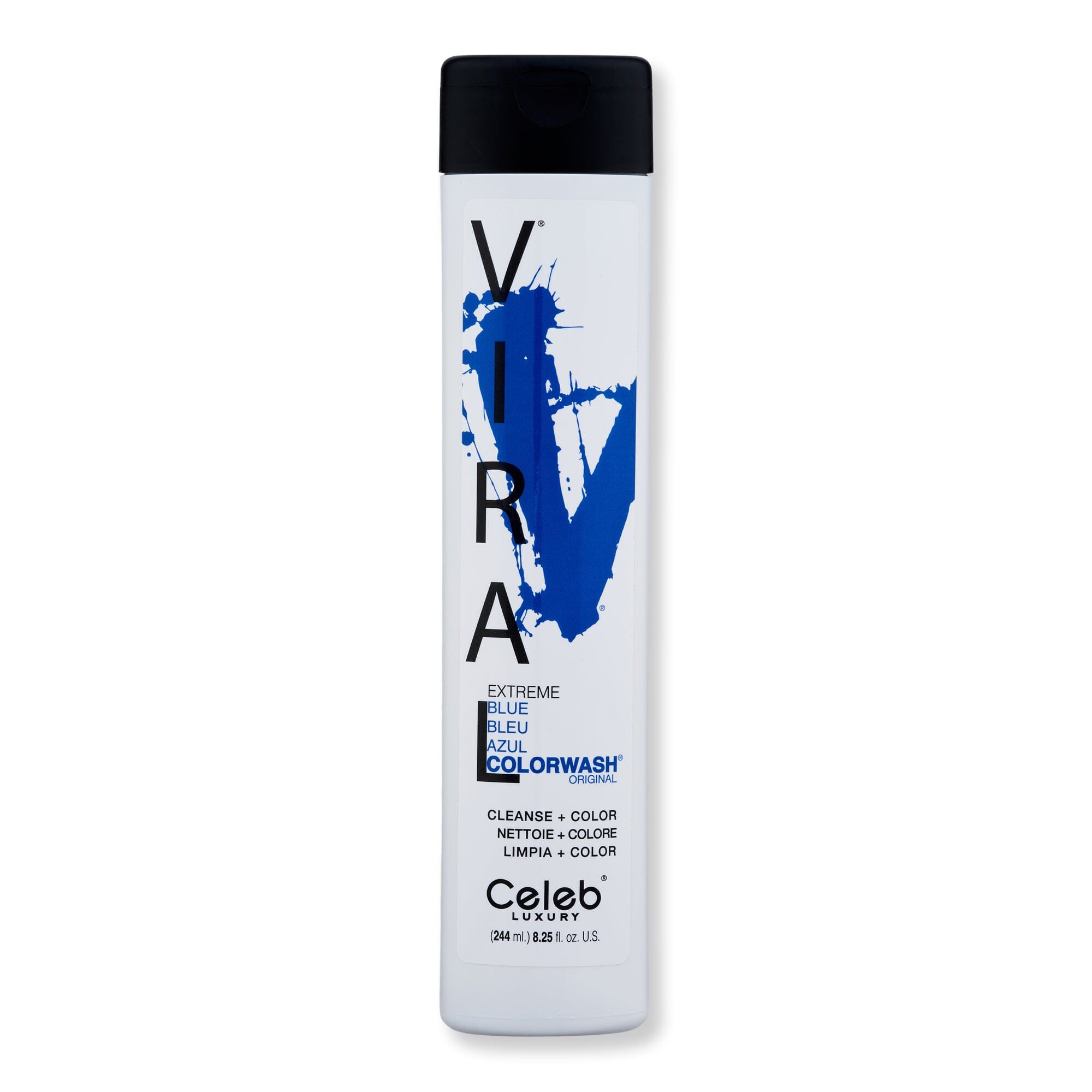 Celeb Luxury Celeb Luxury Viral Extreme Blue Colorwash 8.25 oz 244 ml Shampoos 