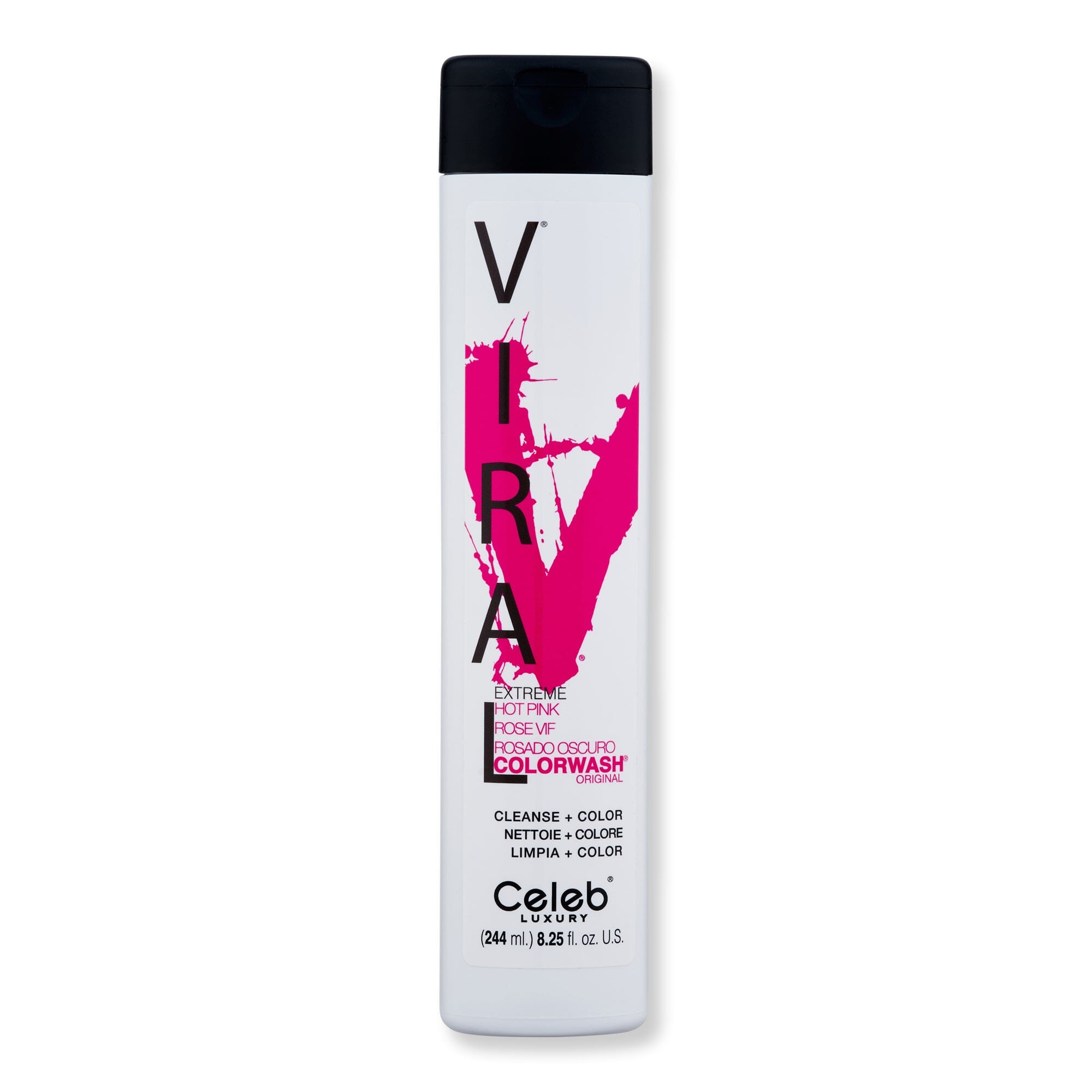 Celeb Luxury Celeb Luxury Viral Extreme Hot Pink Colorwash 8.25 oz 244 ml Shampoos 