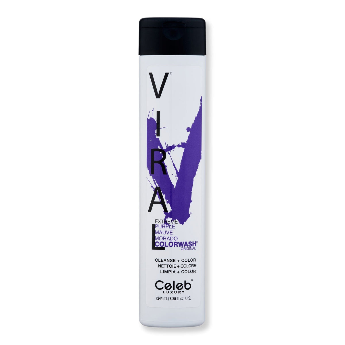 Celeb Luxury Celeb Luxury Viral Extreme Purple Colorwash 8.25 oz Shampoos 