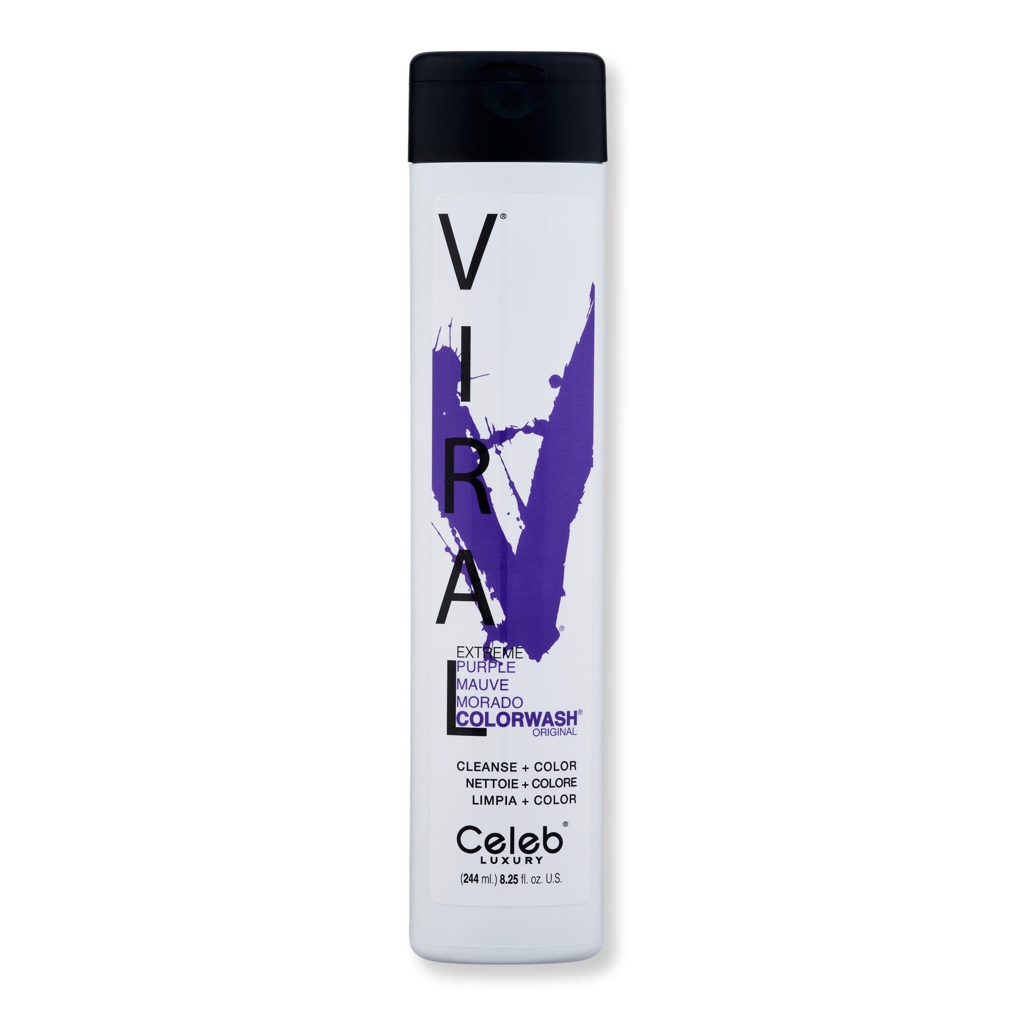Celeb Luxury Celeb Luxury Viral Extreme Purple Colorwash Shampoos 8.25 oz / 244 ml 