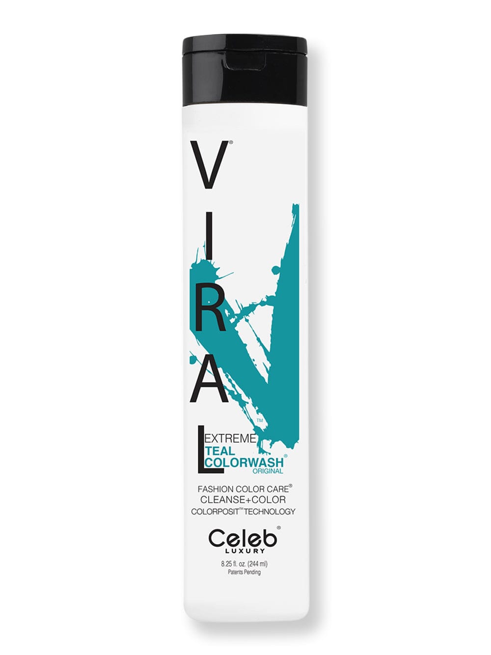 Celeb Luxury Celeb Luxury Viral Extreme Teal Colorwash Shampoos 8.25 oz / 244 ml 