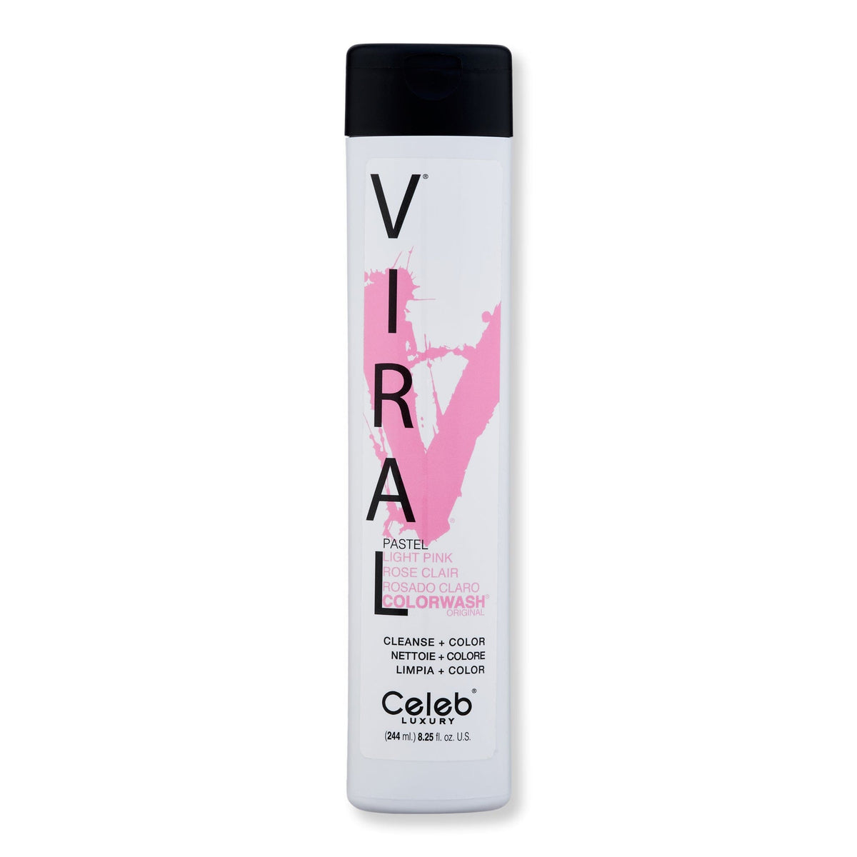 Celeb Luxury Celeb Luxury Viral Light Pink Colorwash 8.25 oz 244 ml Shampoos 