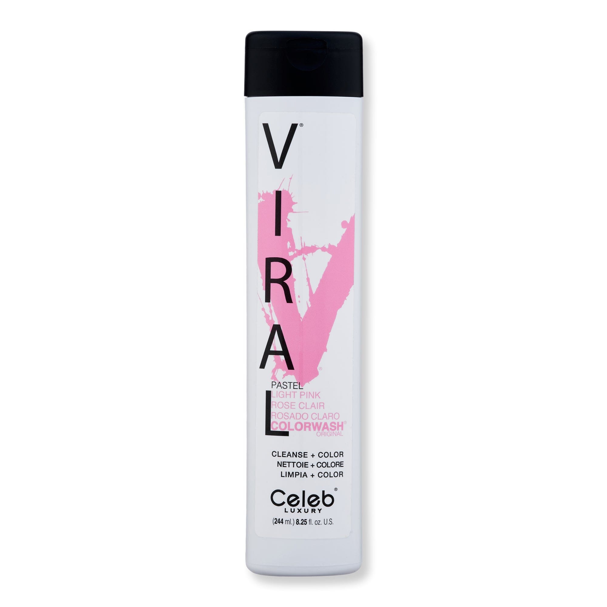 Celeb Luxury Celeb Luxury Viral Light Pink Colorwash Shampoos 8.25 oz / 244 ml 