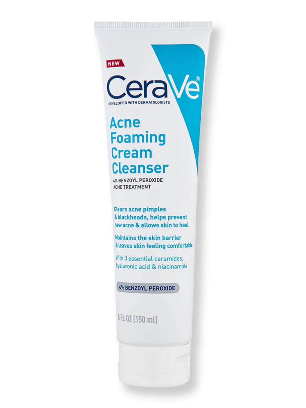 CeraVe CeraVe Acne Foaming Cream Cleanser Face Cleansers 5 oz 