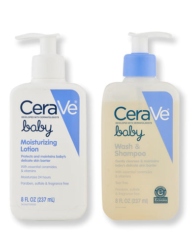 CeraVe CeraVe Baby Wash & Shampoo 8 oz & Baby Lotion 8 oz Baby Shampoos & Washes 