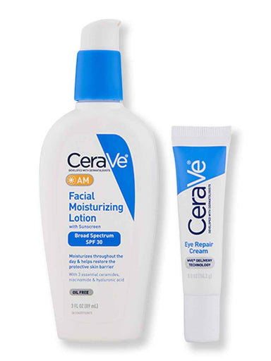 CeraVe CeraVe Facial Moisturizing Lotion AM 3 oz & Eye Repair Cream 0.5 oz Skin Care Kits 