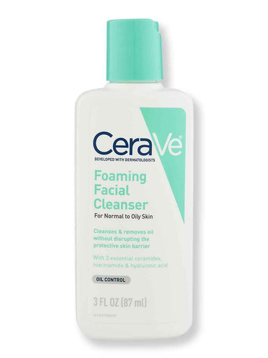 CeraVe CeraVe Foaming Facial Cleanser 3 oz Face Cleansers 