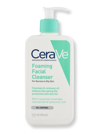 CeraVe CeraVe Foaming Facial Cleanser Face Cleansers 12 oz 