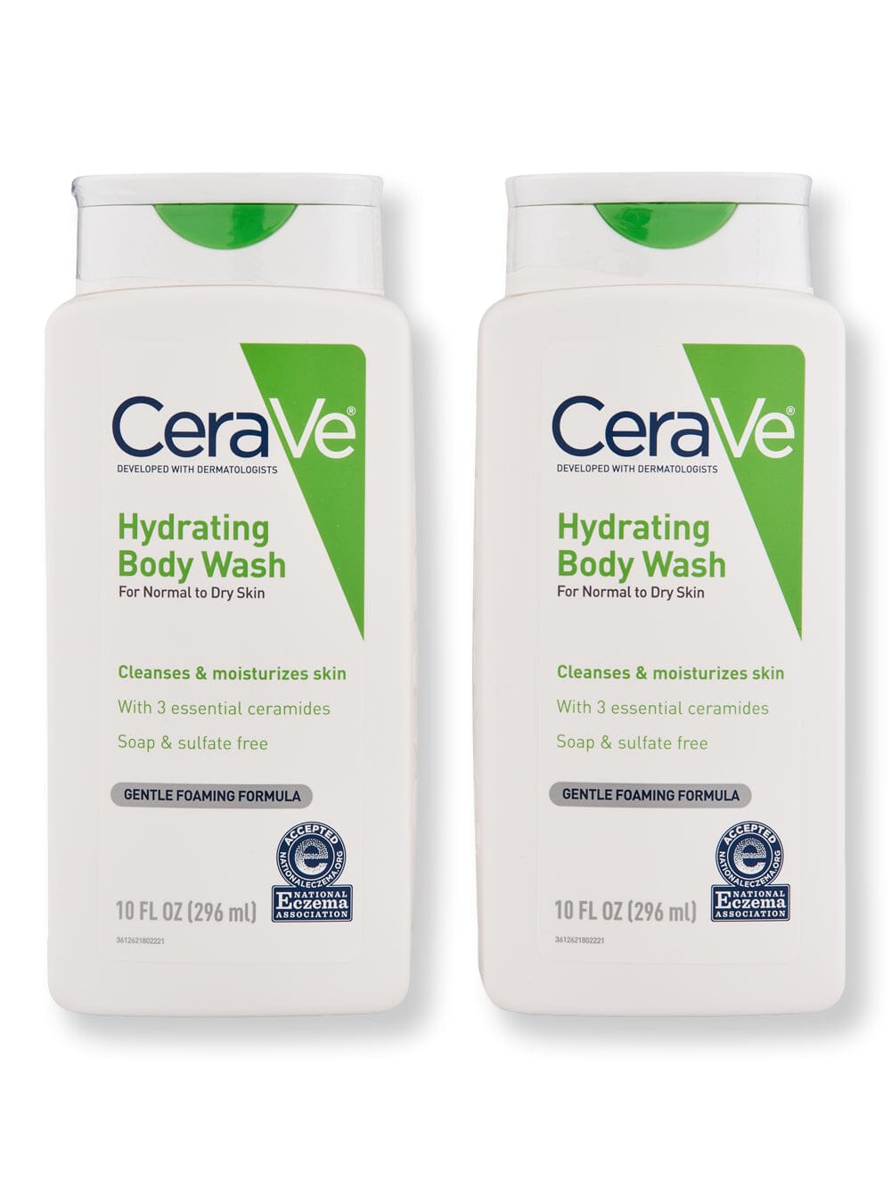 CeraVe CeraVe Hydrating Body Wash 2 Ct 10 oz Shower Gels & Body Washes 