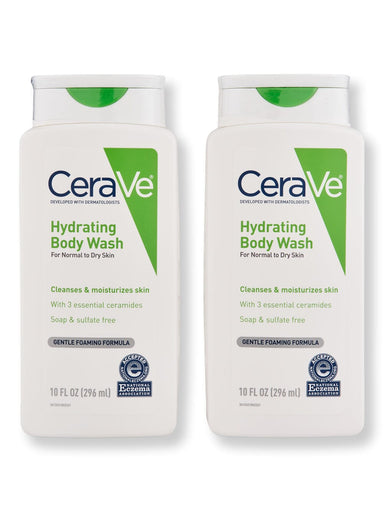 CeraVe CeraVe Hydrating Body Wash 2 Ct 10 oz Shower Gels & Body Washes 