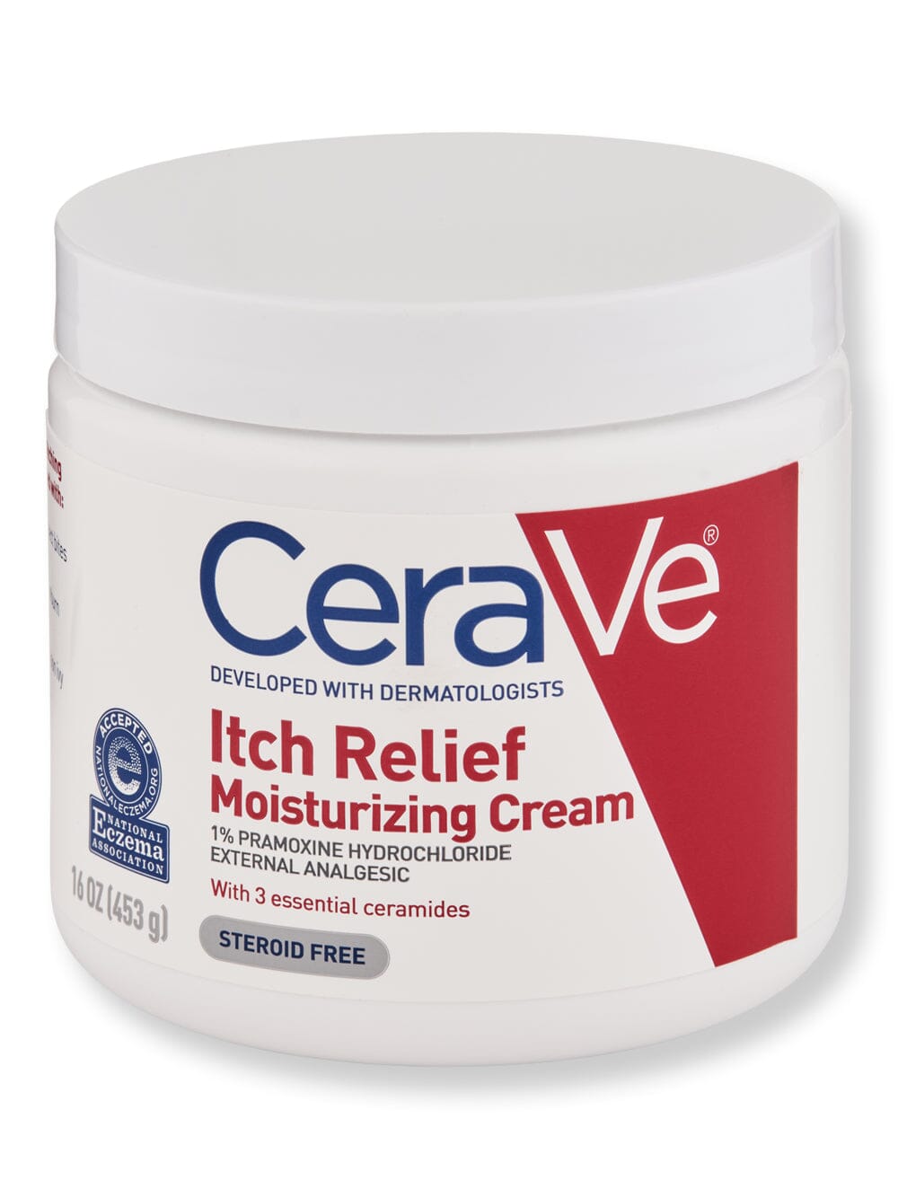 CeraVe CeraVe Itch Relief Moisturizing Cream Face Moisturizers 16 oz 