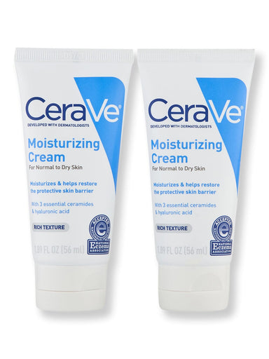 CeraVe CeraVe Moisturizing Cream 2 Ct 1.89 oz Face Moisturizers 