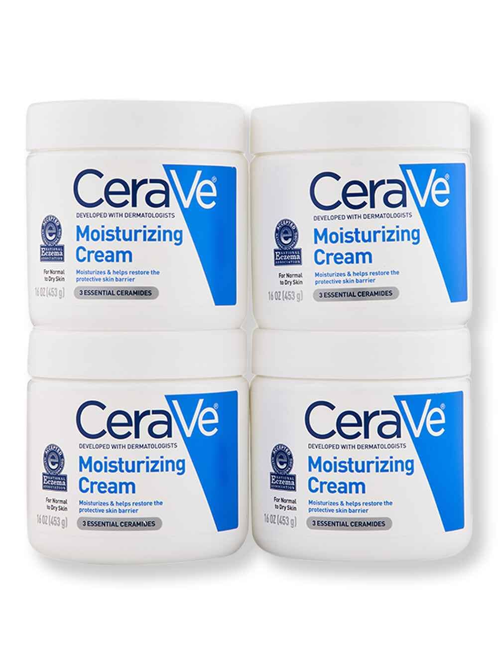 CeraVe CeraVe Moisturizing Cream 4 Ct 16 oz Body Lotions & Oils 